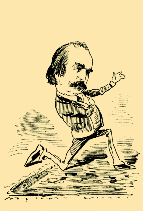 Eduard Hanslick, Karikatur. Lebrecht Music & Arts / Alamy. BildII 13